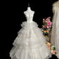 Robe de mariée beauté A-Line, décolleté en cœur, plissée, D3302