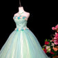 Robe de bal trapèze plissée en forme de cœur, tenue de soirée, de gala, d'anniversaire, D3416