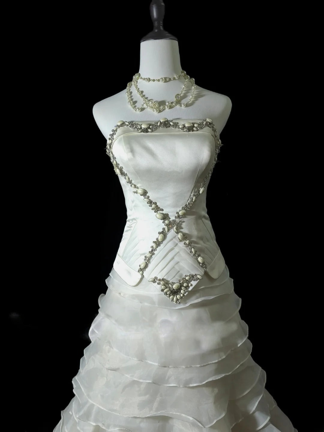 Beauty Brautkleid A-Linie Herzausschnitt Plissee Brautkleid D3302