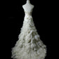 Beauty Brautkleid A-Linie Herzausschnitt Plissee Brautkleid D3302