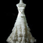 Beauty Brautkleid A-Linie Herzausschnitt Plissee Brautkleid D3302