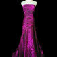 Robe de bal brillante à paillettes et col en cœur, robe de soirée sirène, robe de gala, robe de fête d'anniversaire, D3415