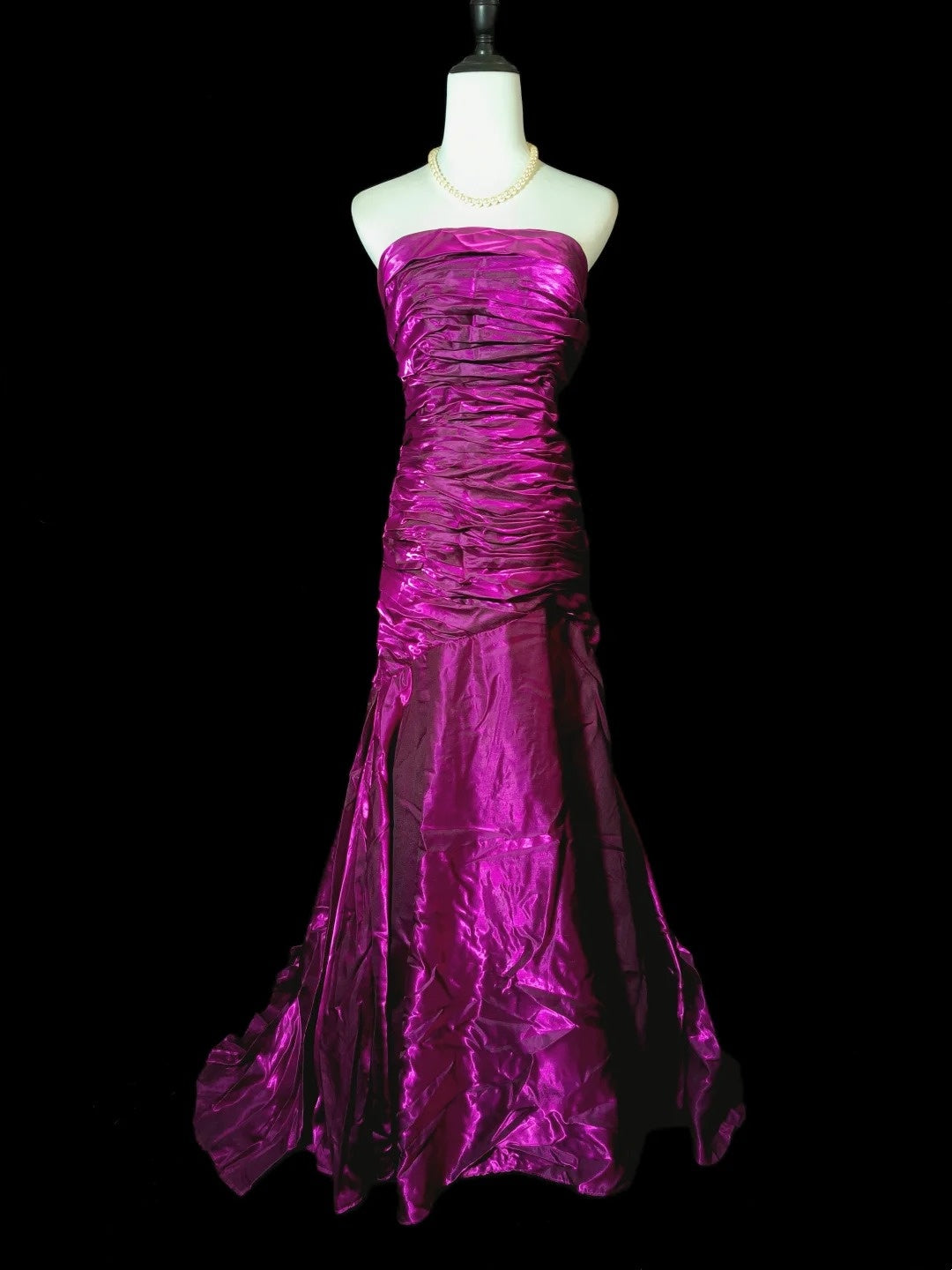 Robe de bal brillante à paillettes et col en cœur, robe de soirée sirène, robe de gala, robe de fête d'anniversaire, D3415