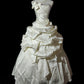 Robe de mariée beauté A-Line, décolleté en cœur, plissée, D3302