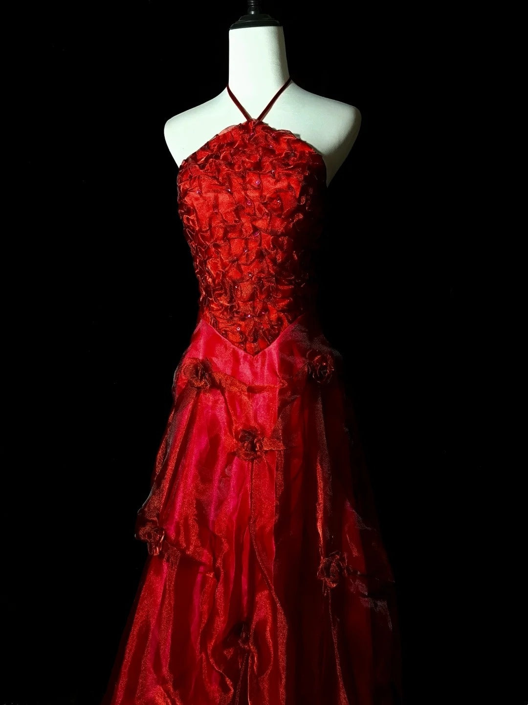 Glänzendes Ballkleid mit herzförmigem Pailletten-Meerjungfrauen-Abendkleid, Galakleid, Geburtstagspartykleid, D3415