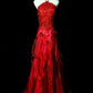 Glänzendes Ballkleid mit herzförmigem Pailletten-Meerjungfrauen-Abendkleid, Galakleid, Geburtstagspartykleid, D3415