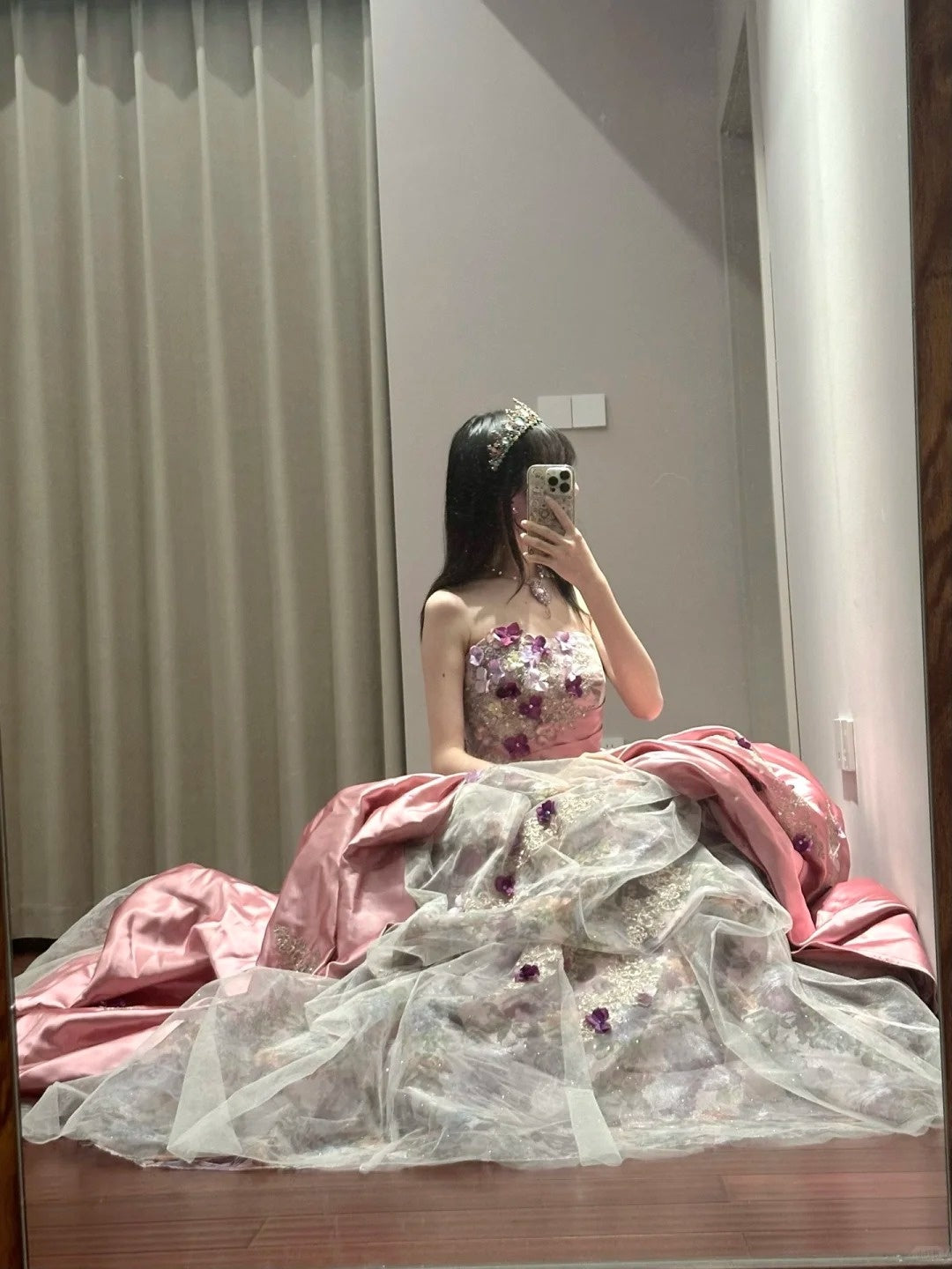 Neuestes Ballkleid A-Linie Schatz Plissee Abendkleid Galakleid Geburtstagspartykleid D3416