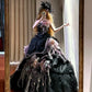 Charming Prom Dress Strapless Pleated Ball Gown Birthday Party Dress   D3445