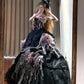 Charming Prom Dress Strapless Pleated Ball Gown Birthday Party Dress   D3445