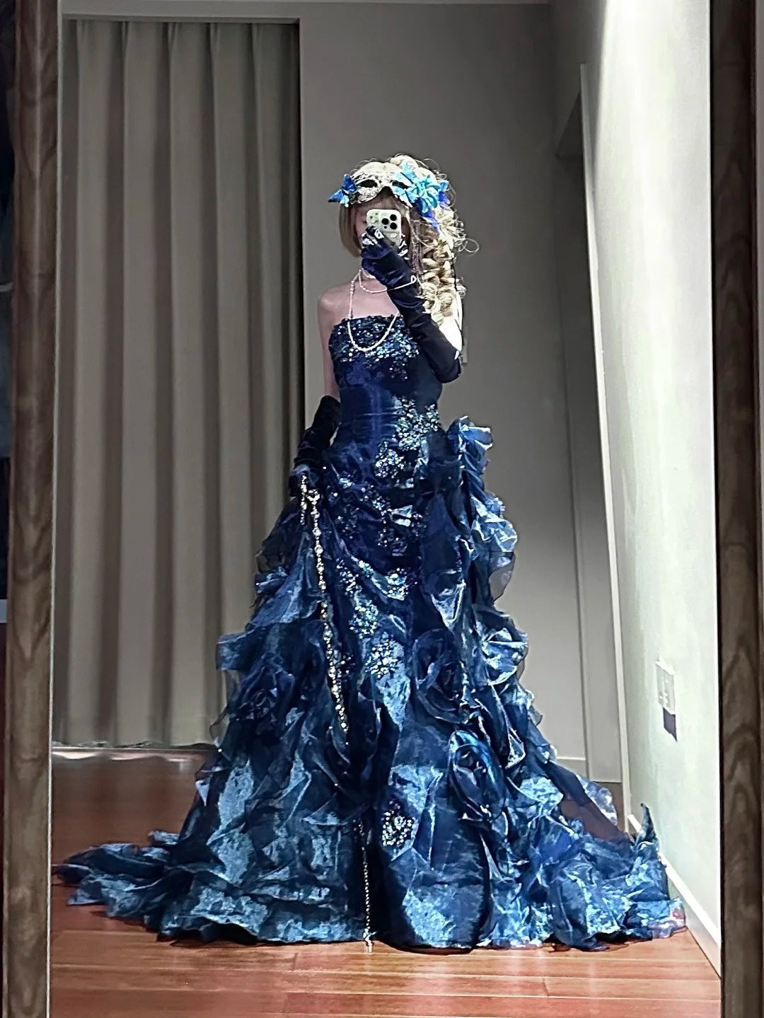 Robe de bal brillante à paillettes et col en cœur, robe de soirée sirène, robe de gala, robe de fête d'anniversaire, D3415