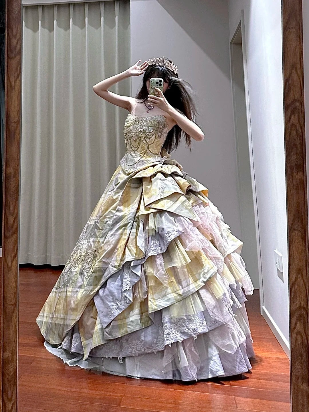 Neuestes Ballkleid A-Linie Schatz Plissee Abendkleid Galakleid Geburtstagspartykleid D3416