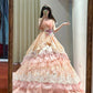Sweet Prom Dress Strapless Tiered Tulle Ball Gown Quinceanera Dress Princess Dress   D3452