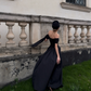 Elegant Prom Dress Off Shoulder Pleated Long Evening Gown Cocktail Dress D3458