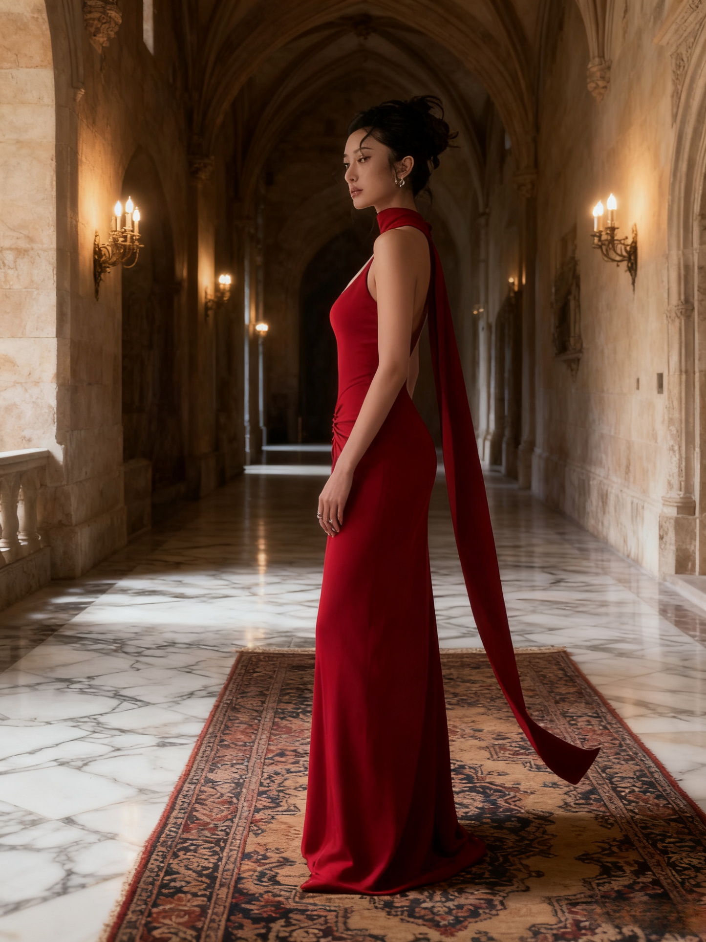 Stunning Prom Dress Spaghetti Straps Pleated Long Evening Dress Gala Dress  D3462