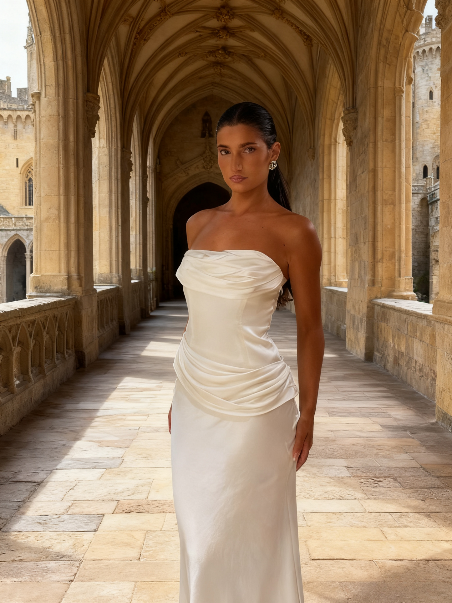 Robe de bal brillante à paillettes et col en cœur, robe de soirée sirène, robe de gala, robe de fête d'anniversaire, D3415