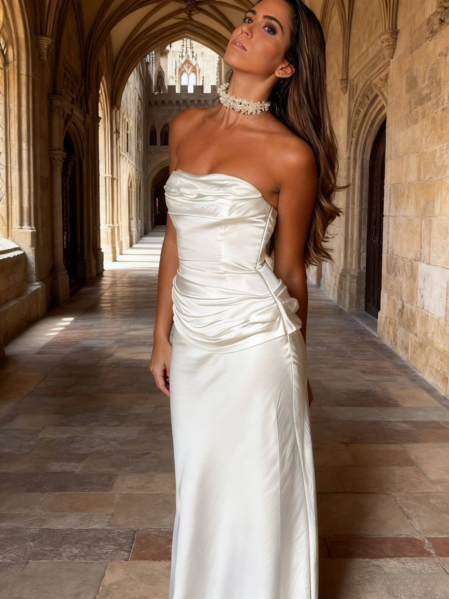 Robe de bal brillante à paillettes et col en cœur, robe de soirée sirène, robe de gala, robe de fête d'anniversaire, D3415