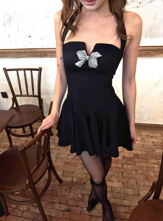 Sexy Homecoming Dress Halter Short Prom Dress Birthday Party Dress Cocktail Dress    D3468