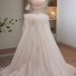 Beauty Brautkleid A-Linie Herzausschnitt Plissee Brautkleid D3302