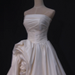 Robe de mariée beauté A-Line, décolleté en cœur, plissée, D3302