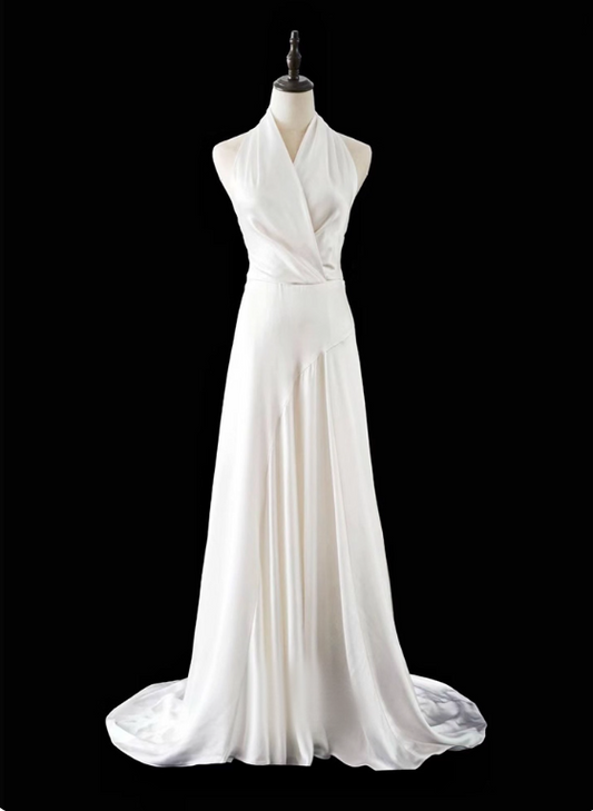 Beauty Brautkleid A-Linie Herzausschnitt Plissee Brautkleid D3302