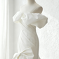 Stunning Wedding Dress Off Shoulder Pleated Mermaid Wedding Dress   D3483