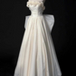 Charming Wedding Dress A Line Strapless Flower Pleated Wedding Dress   D3485