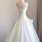Beauty Brautkleid A-Linie Herzausschnitt Plissee Brautkleid D3302