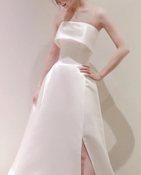 Beauty Brautkleid A-Linie Herzausschnitt Plissee Brautkleid D3302