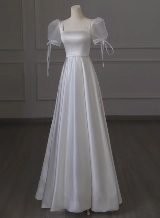 Beauty Brautkleid A-Linie Herzausschnitt Plissee Brautkleid D3302