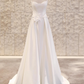 Beauty Brautkleid A-Linie Herzausschnitt Plissee Brautkleid D3302