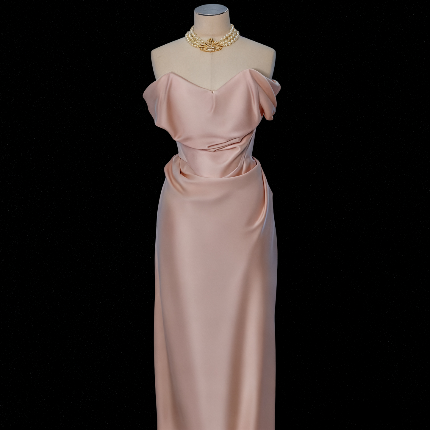 Glänzendes Ballkleid mit herzförmigem Pailletten-Meerjungfrauen-Abendkleid, Galakleid, Geburtstagspartykleid, D3415