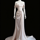 Beauty Brautkleid A-Linie Herzausschnitt Plissee Brautkleid D3302