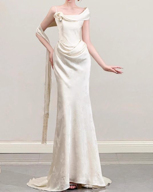 Beauty Brautkleid A-Linie Herzausschnitt Plissee Brautkleid D3302