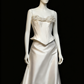Beauty Brautkleid A-Linie Herzausschnitt Plissee Brautkleid D3302