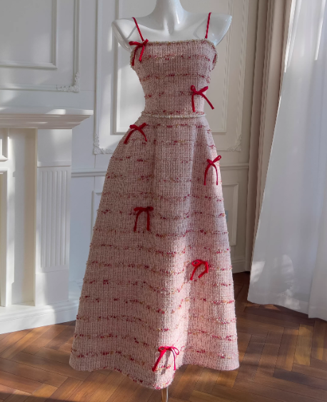 Beauty Prom Dress A Line Spaghetti Straps Birthday Party Dress Evening Dress  D3513