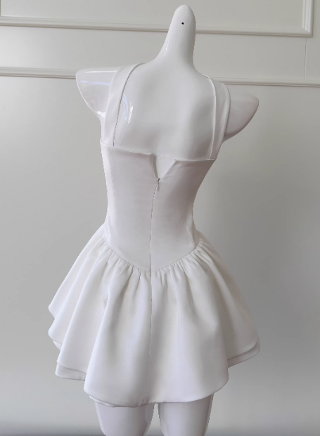 New Arrival Homecoming Dress Strapless Pleated Birthday Party Dress Short Prom Dress    D3517