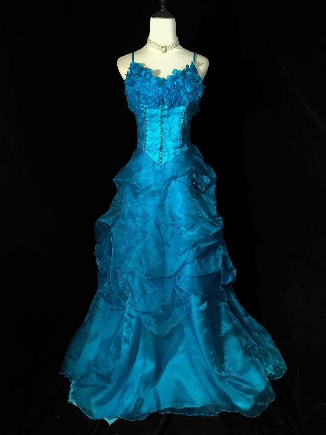 Vintage Prom Dress Spaghetti StrapsTulle Evening Dress Birthday Party Dress  D3525