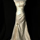Vintage Wedding Dress A Line Strapless Pleated Wedding Dress    D3526
