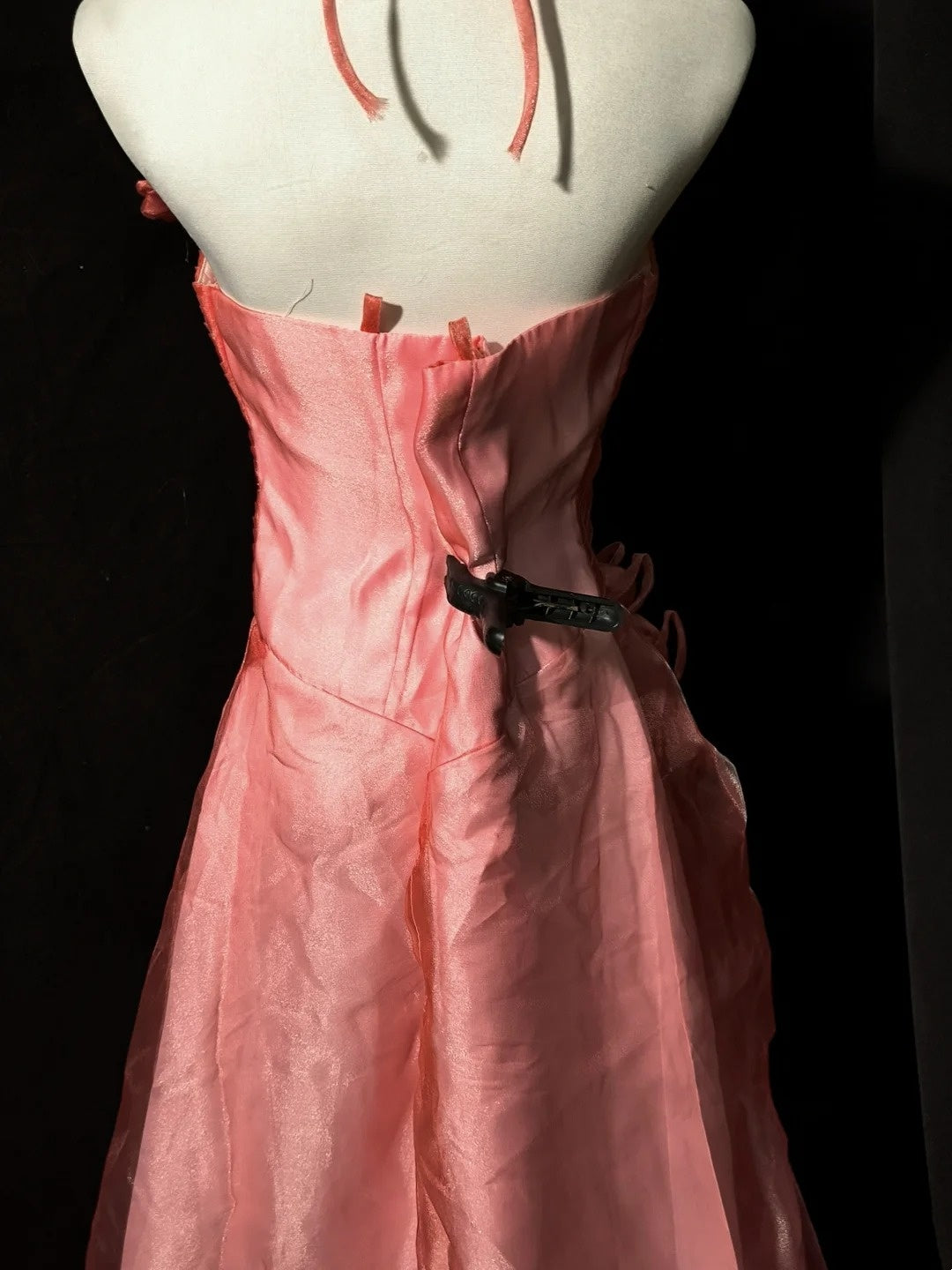 Beauty Prom Dress A Line Halter Pleated Tulle Evening Dress Birthday Party Dress  D3527