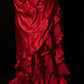 Stunning Prom Dress A Line Strapless Pleated Tiered Evening Dress Gala Dress   D3529