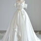 Beauty Wedding Dress Sweetheart Pleated Tulle Wedding Dress  D3253