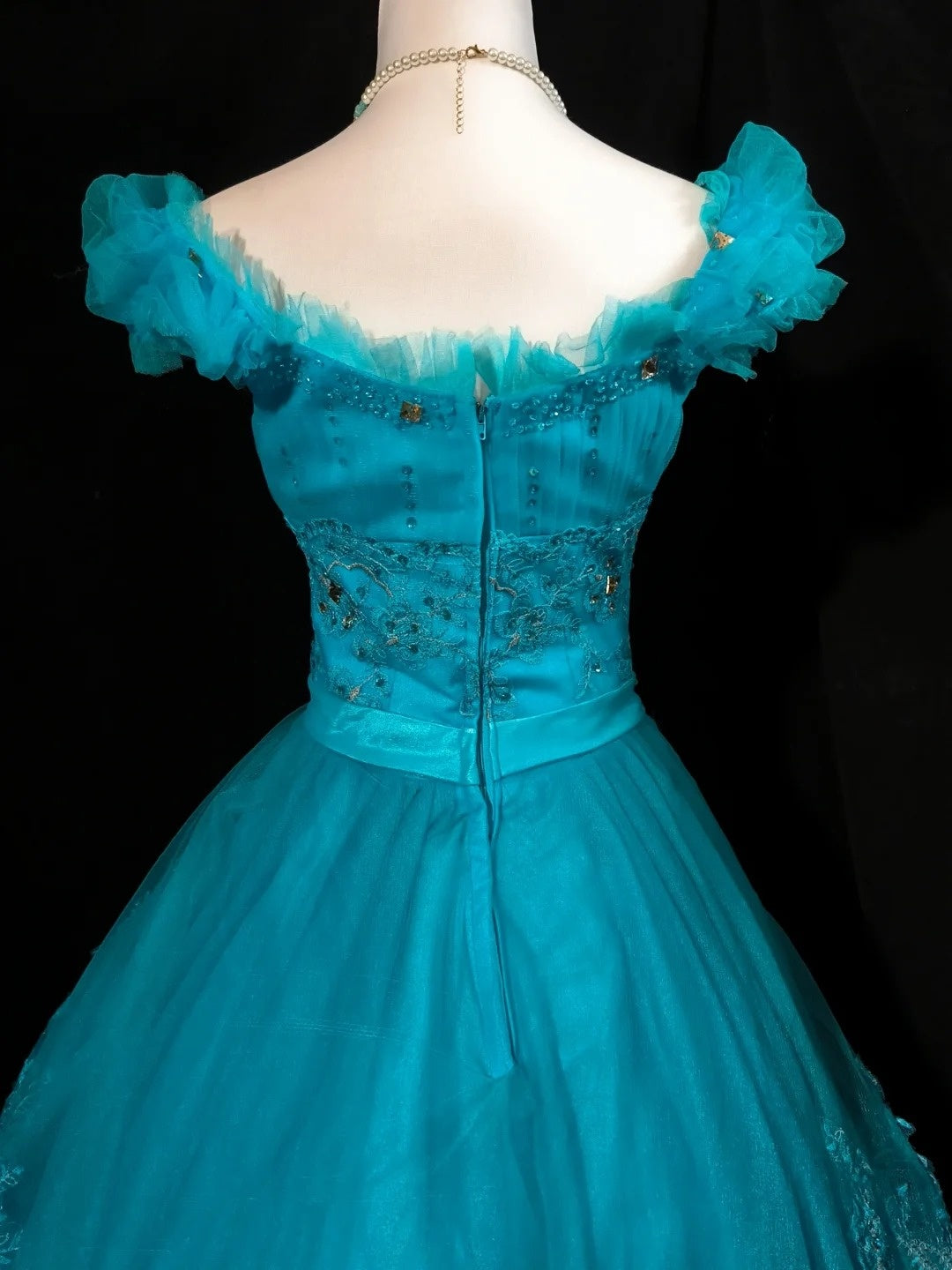 Glänzendes Ballkleid mit herzförmigem Pailletten-Meerjungfrauen-Abendkleid, Galakleid, Geburtstagspartykleid, D3415