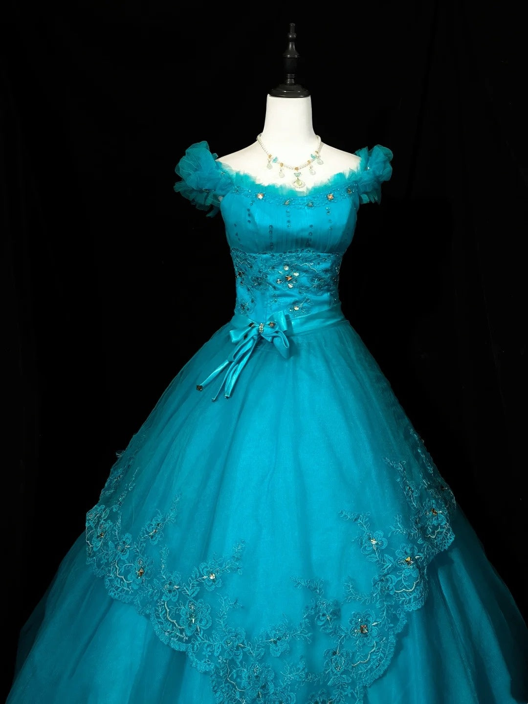 Glänzendes Ballkleid mit herzförmigem Pailletten-Meerjungfrauen-Abendkleid, Galakleid, Geburtstagspartykleid, D3415