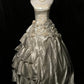 Vintage Wedding Dress Strapless Pleated Tiered Wedding Dress     D3557