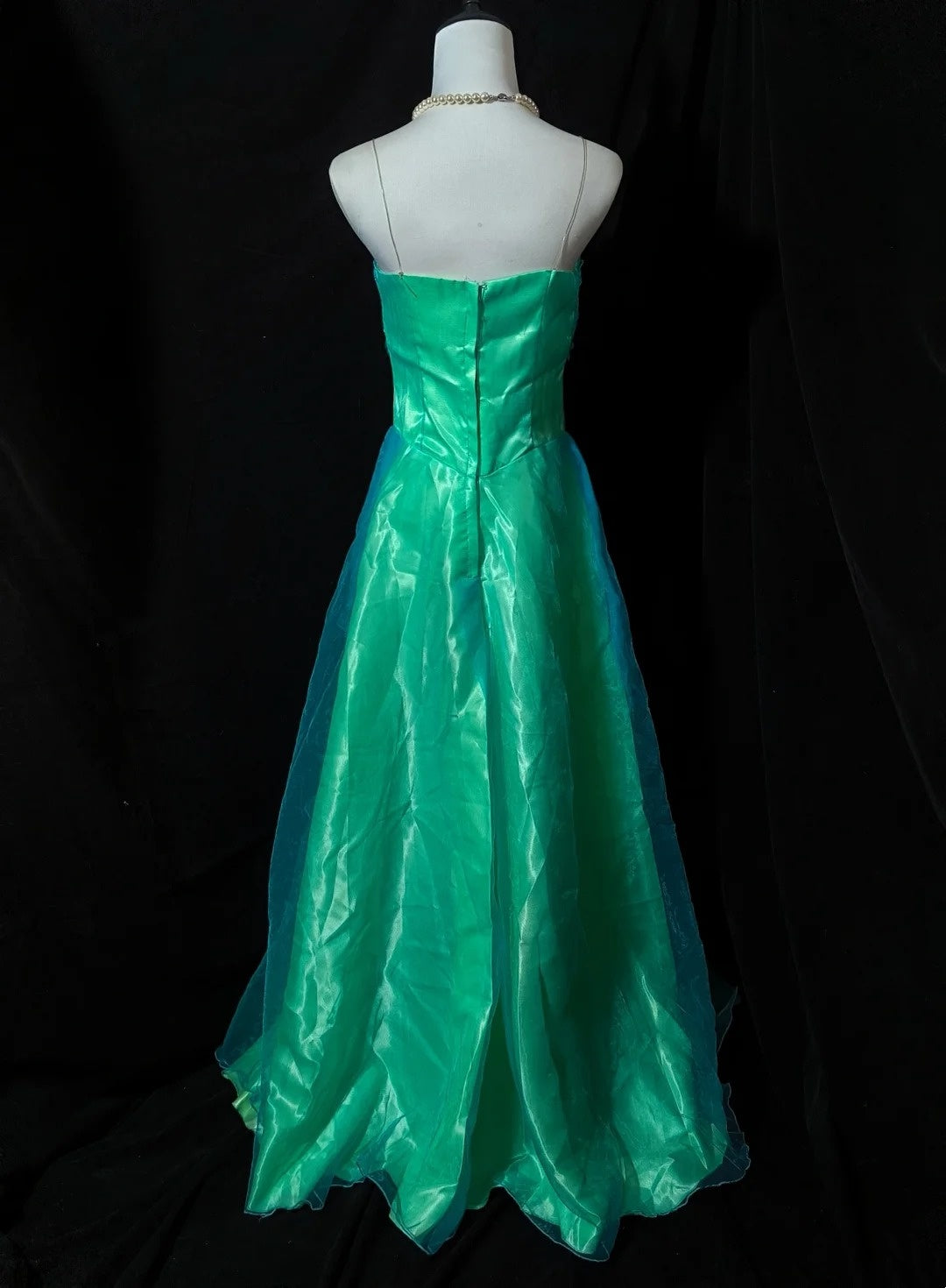 Glänzendes Ballkleid mit herzförmigem Pailletten-Meerjungfrauen-Abendkleid, Galakleid, Geburtstagspartykleid, D3415