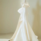 Beauty Wedding Dress Strapless Bowknot Mermaid Wedding Dress  D3258