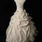 Vintage Wedding Dress Strapless Pleated Tulle Flower Wedding Dress    D3581