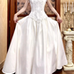 Beauty Brautkleid A-Linie Herzausschnitt Plissee Brautkleid D3302