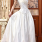 Beauty Brautkleid A-Linie Herzausschnitt Plissee Brautkleid D3302