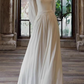 Robe de mariée beauté A-Line, décolleté en cœur, plissée, D3302